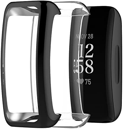 [2 חבילה] NOOETAH TPU מגן מסך Cover Cox תואם ל- Fitbit Inspire 2 Smartwatch
